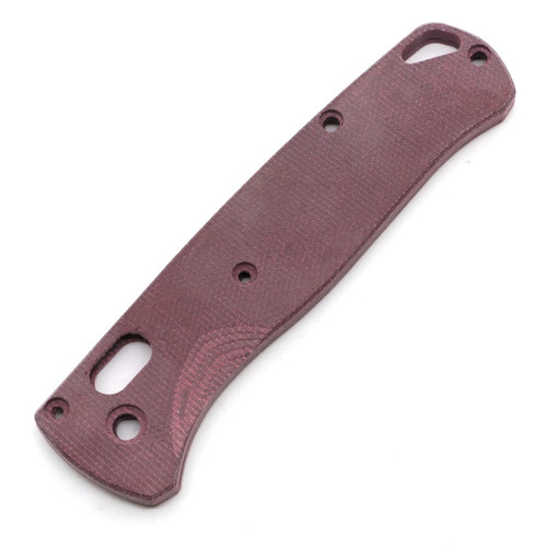 Ripps Garage Tech Benchmade Bugout Handle Scales - Red Canvas Micarta