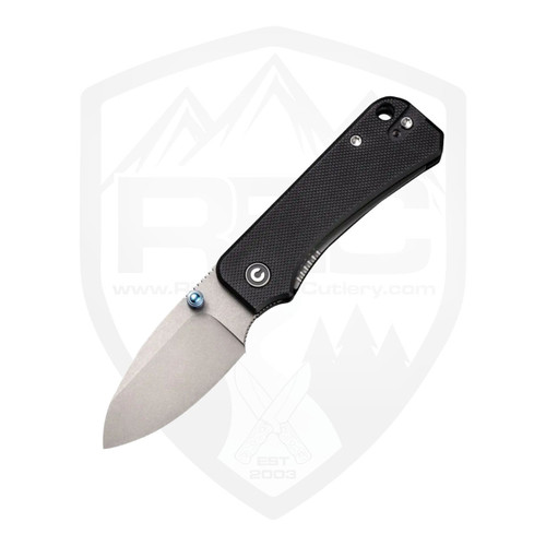 Civivi Baby Banter - Black G10 / Gray Stonewash Nitro-V - C19068S-1