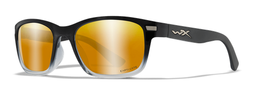 Wiley X AC6HLX04 Helix Captivate POL Bronze Mirror Gloss Black to Crystal