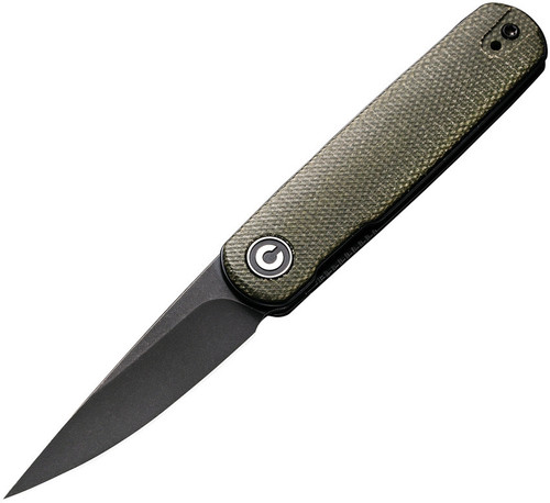 Civivi Lumi - Green Micarta / Black Stonewash 14C28N - C20024-1
