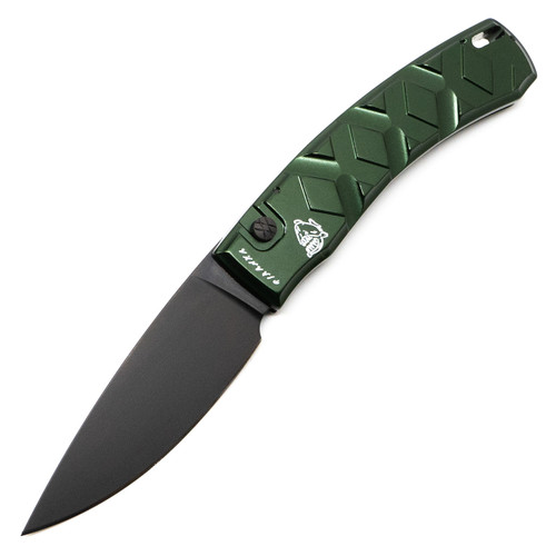 Piranha X Tactical Green - Black 154CM - P14-GT