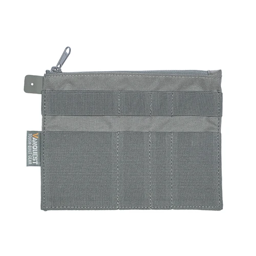 Vanquest Sticky Admin Pouch 5" x 7", Wolf Gray - 012STADP57WG
