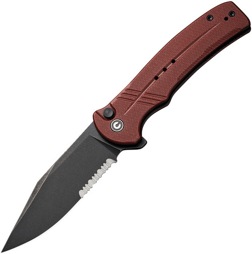 Civivi Cogent Burgundy G10, Blackwash 14C28N - C20038E-2