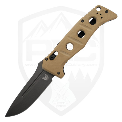 Benchmade Auto Adamas Tan G-10, Gray CruWear - 2750GY-3