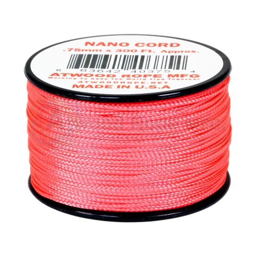 Atwood Nano Cord 300' - Pink
