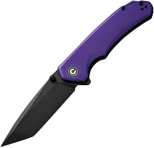 CIVIVI Brazen - Purple G10, Black Stonewashed D2 C2023D