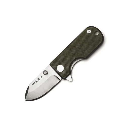WESN 01-3 Microblade OD Green G10 / Satin D2