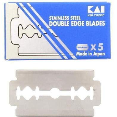 Kai Double Edge Razor Blades 5 pack