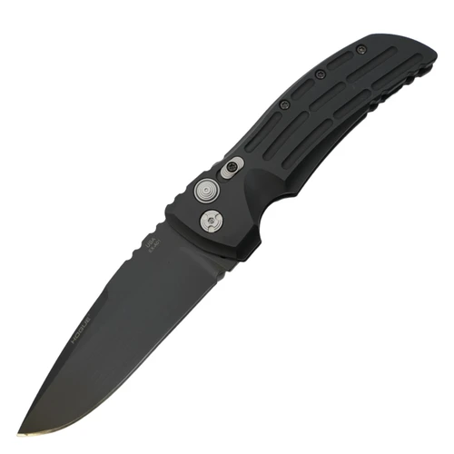 Hogue EX-A01 4.0" Automatic - Black Aluminum / Cerakote 154CM - 34110