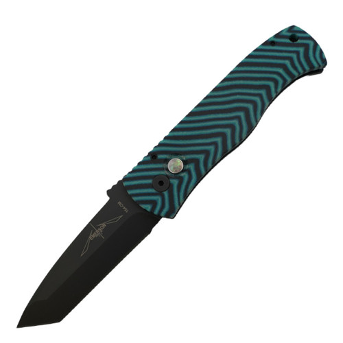 ProTech Emerson CQC-7 Custom, Blue /Black Micarta