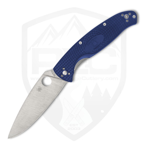 Spyderco Resilience Lightweight, Blue FRN / Satin CPM-S35VN - C142PBL