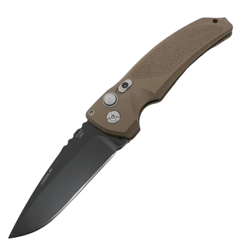 Hogue EX-A03 Automatic - Brown Polymer / Cerakote 154CM - 34333