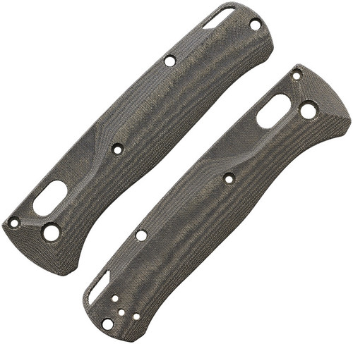 Flytanium Bugout Crossfade Scales Green Linen Micarta