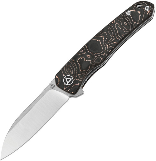 QSP Otter, Satin S35VN / Copper Foil Carbon Fiber - QS140B1