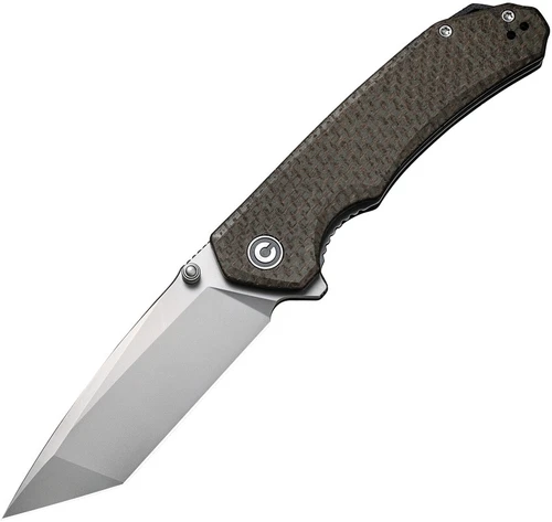 Civivi Brazen Tanto, Green Coarse Micarta / Bead Blasted D2 - C2023F