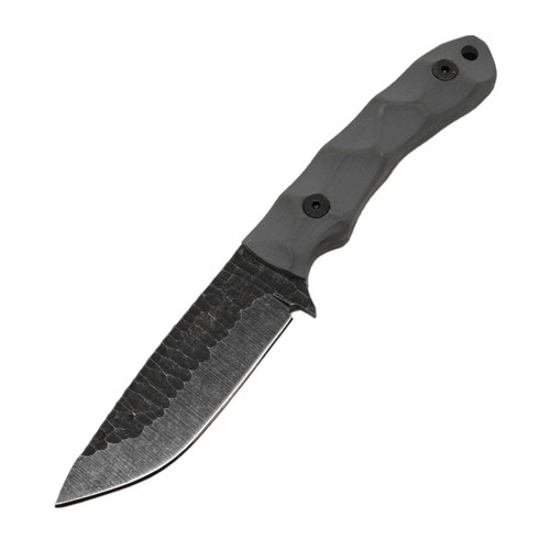 Stroup Knives GP2 General Purpose, Milled Gray G10 / 1095 / Kydex Sheath