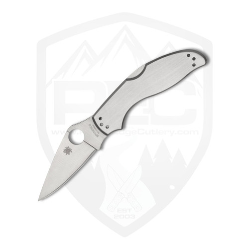 Spyderco UpTern, Stainless Steel / Satin 8Cr13MoV - C261P