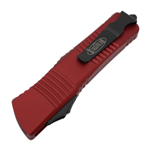 Microtech Combat Troodon Double Edge, Red Aluminum / Black M390 - 142-1RD