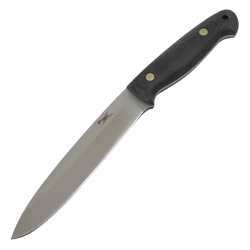 LT Wright Shemanese, Matte Black Micarta / Satin AEB-L - Leather