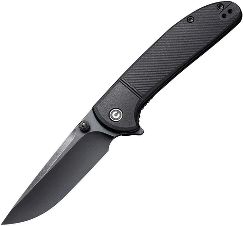 Civivi Badlands Vagabond, Black FRN / Black Stonewash 9Cr18MoV - C2019E