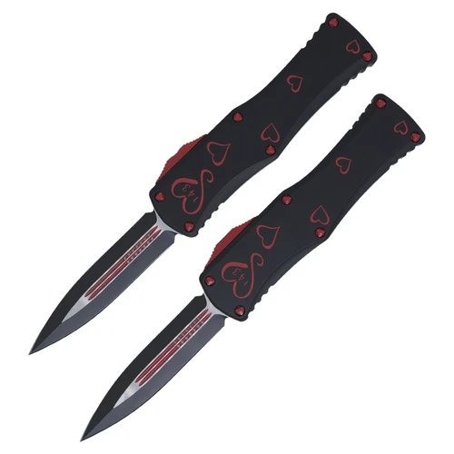 Microtech Hera "Twin Flames" Set - 702-1SETTFS