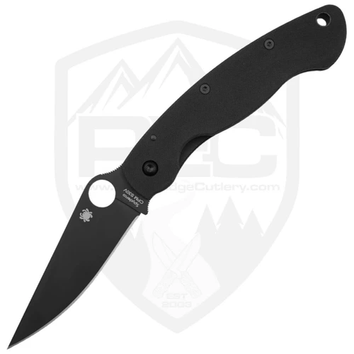 Spyderco Military Black G10, Black S30V - C36GPBK
