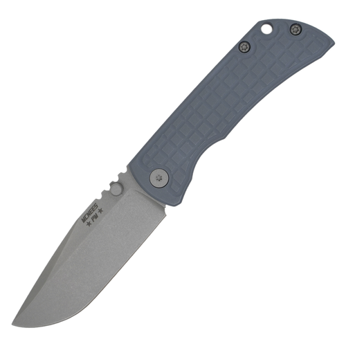 McNees PM Mac 2 Frag 3.0", Matte Blue Stonewash Titanium / Matte Stonewash CPM Magnacut
