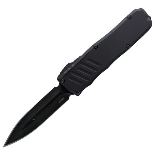 Guardian Tactical Recon-035 Double Edge, Black Aluminum / Black Elmax - 93131