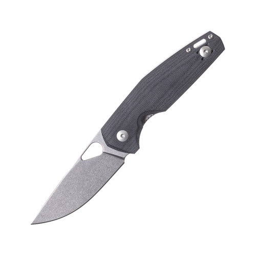 GiantMouse ACE Nimbus V3, Double Black Micarta / Stonewash CPM Magnacut
