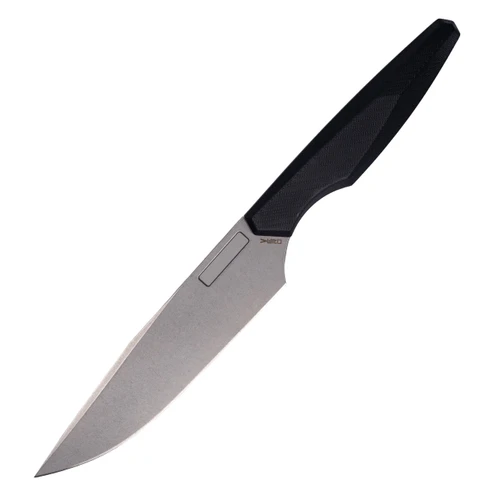 Vero Utility 5 Kitchen Knife, Black G10 / Stonewash Nitro-V
