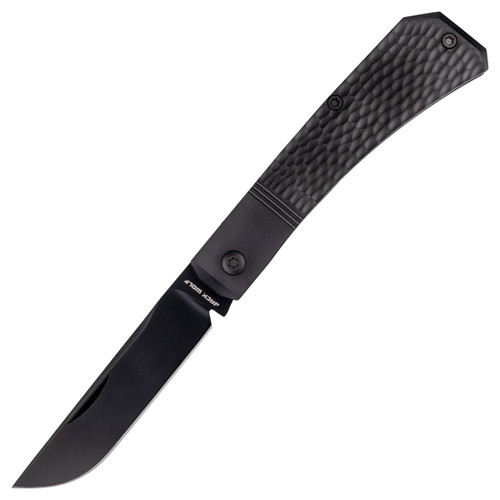 Jack Wolf Knives Pioneer Jack, DLC Jigged Titanium / DLC CPM S90V