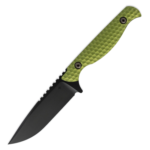 Toor Knives Mutiny, Sea Green Aluminum / Black CPM 155