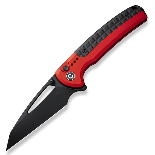 Civivi Sentinel Strike Red Aluminum, Black FRN Inlay / Black K110 - C22025B-1