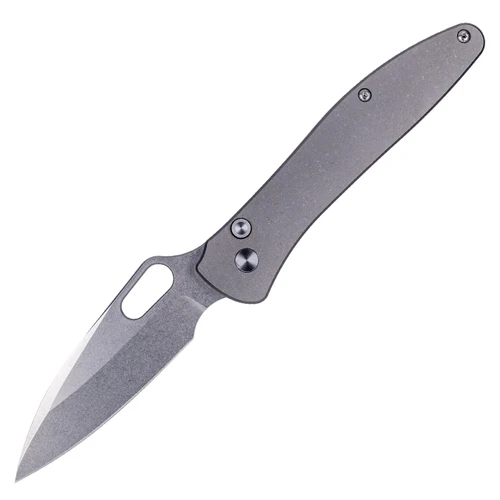 Serge Knives Production Rager, Titanium / Stonewash N690