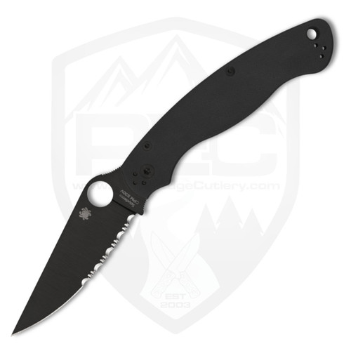 Spyderco Military 2 Black G10, Combination Edge Black S30V - C36GPSBK2