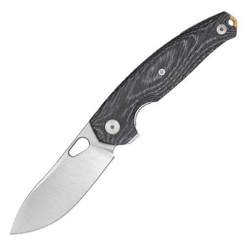 GiantMouse ACE Jagt, Black Micarta / Satin CPM MagnaCut