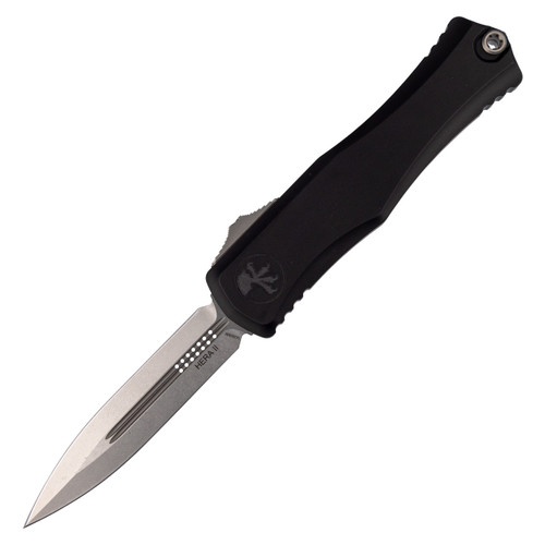 Microtech Hera II Double Edge, Black Aluminum / Stonewash M390MK - 1702-10