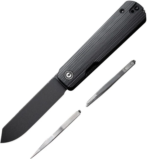 Civivi Sendy Flipper, Black G10 / Blackwash Nitro-V - C21004B-2