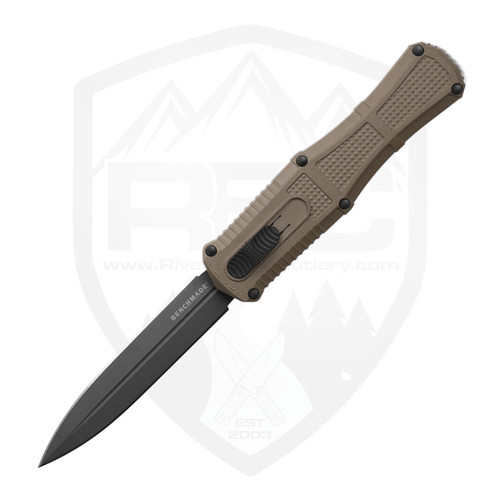 Benchmade Claymore OTF Ranger Green, Smoke Gray CPM-D2 - 3370GY-1