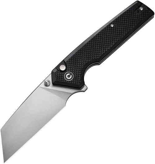 Civivi Amirite Button Lock, Black G10 / Satin Nitro-V - C23028-2