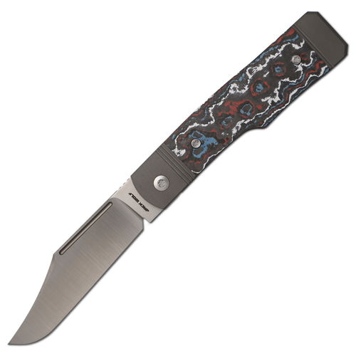 Jack Wolf Knives Gunslinger Jack Nebula Fat Carbon / Belt Satin S90V