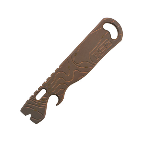 Lynch Northwest REC Exclusive Rust Bronze Topo Bigger Chonk Prybar with Leather Slip