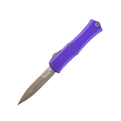 Microtech Hera II Mini Bayonet Purple Aluminum, Apocalyptic M390MK - 1701M-10APPU