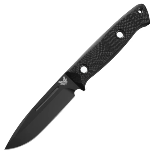 Benchmade Bushcrafter Carbon Fiber, Black CruWear - 163BK