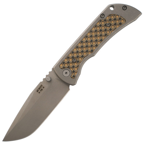 McNees Knives Mac2 3.5 Gen 2 Atomic with Coyote G10 Inlay, MagnaCut
