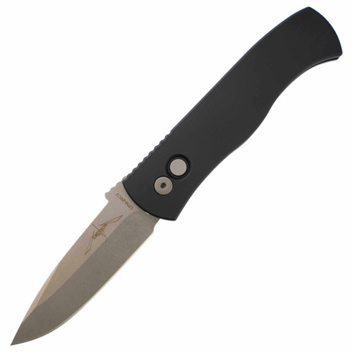 ProTech Emerson CQC7 Auto Spearpoint Black, Stonewash 20CV - E7A01-20CV