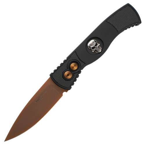 ProTech TR-2 Auto Black Shaw Skull, Rose Gold MagnaCut - TR2RGSKULL