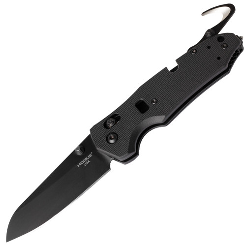 Hogue Trauma First Response Tool Sheepsfoot Black G10 / Black Bohler N680 - 34779