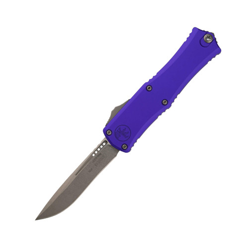 Microtech Hera II Mini Recurve Purple, Stonewash M390MK - 1705M-10PU