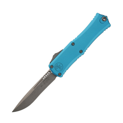 Microtech Hera II Mini Recurve Turquoise, Stonewash M390MK - 1705M-10TQ